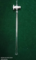 Glass chromatography column polytetrafluoride piston chromatography column sand core piston glass chromatography column in stock.