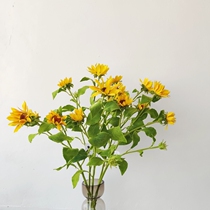 Upland high quality minimalist American emulated flower yellow sunflower suit Living room to put floral table bouquet
