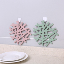 Household simple pot pad anti-scalding bowl pad silicone placemat Nordic personality coaster creative hollow plate pad insulation pad