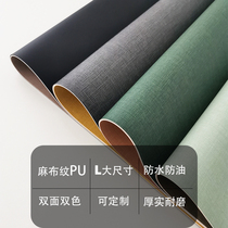 Oversized leather mouse pad desk pad waterproof and oil-proof disposable laptop pad student learning writing pad