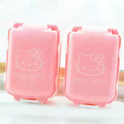 Chong Double Crown special price Japan folca multi-grid needle box) folca three-stage small object storage box) good needle