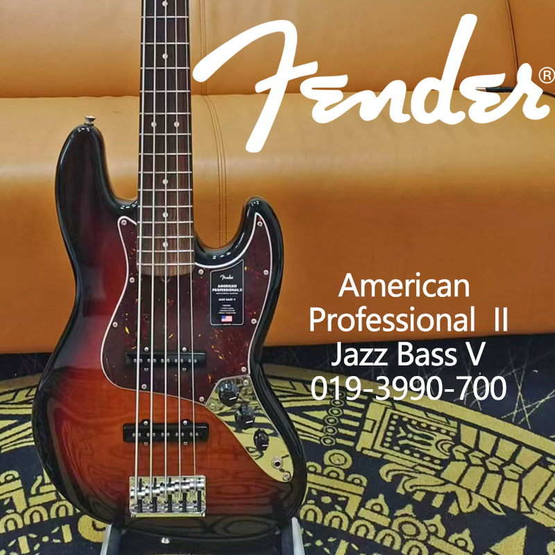 Fender Jazz Bass Second Generation Electric Bass Three-Color Gradient Five-String V