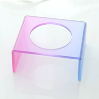 Розовый фиолетовый густой жирной стойку акрил