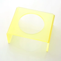 Желтая утолщенная чаша полка акрил