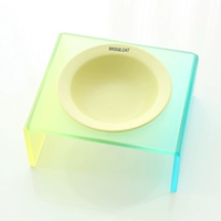 Зеленая летающая кастрюля+желтая и синяя толстая полка чаши