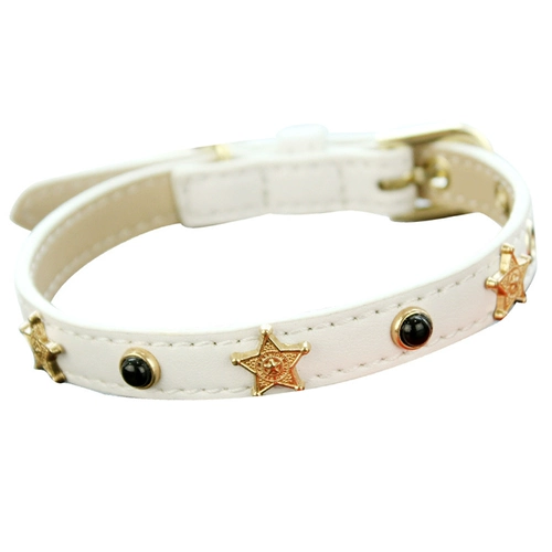 Кожура мандарина ручной работы, белый чокер, кожаный колокольчик, делается под заказ, домашний питомец, из натуральной кожи, кот