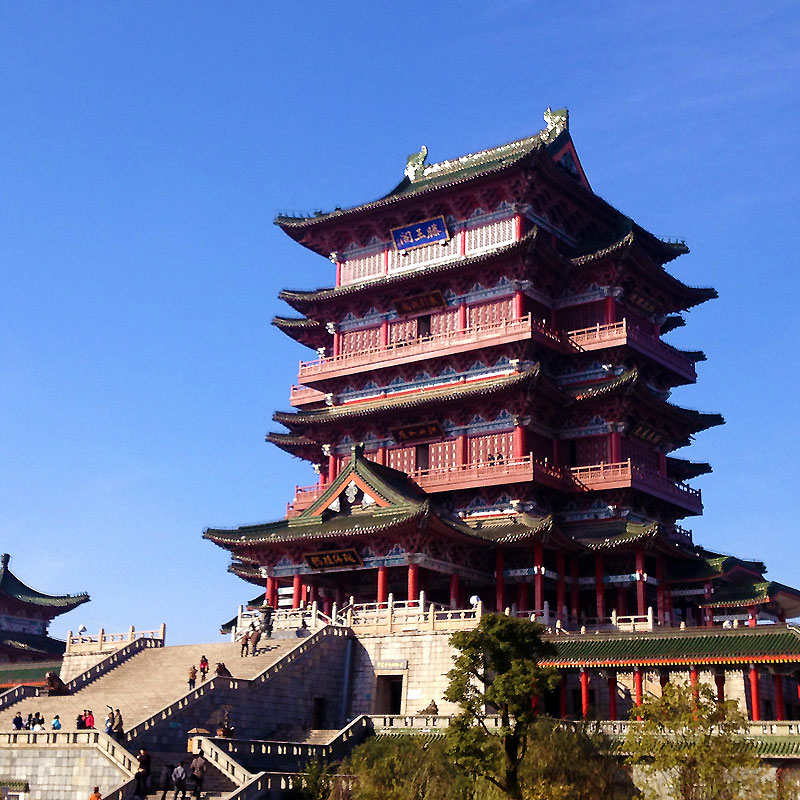 DandeLion Dandelion postcard original Nanchang Tengwangge scenic spot features