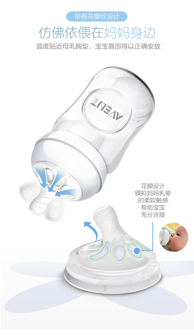 飞利浦新安怡 法国进口 玻璃奶瓶120/240mL 图10