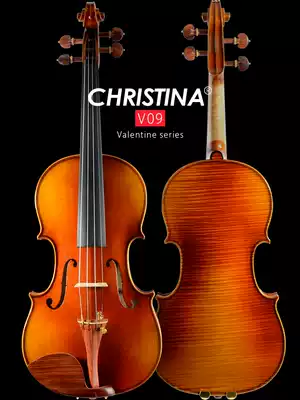 Christina V09 violin professional level examination Adult children's performance level handmade student violin