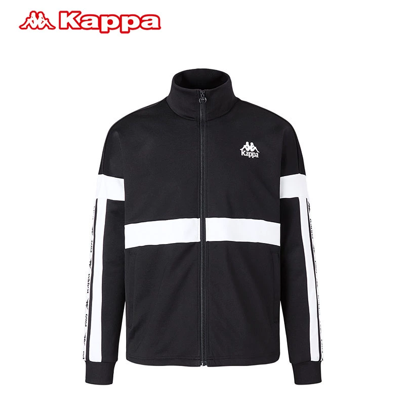 KAPPA Kappa 2019 áo len cardigan cổ đứng thể thao nam K0912WK26D-001-868-990 - Thể thao lông cừu / jumper