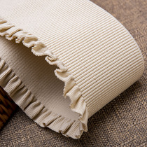 Trousers waist high waist accessories 6cm folds lace flex diy accessories Accessories Skirt Wide Elastic Widening Thickened Rubber Band