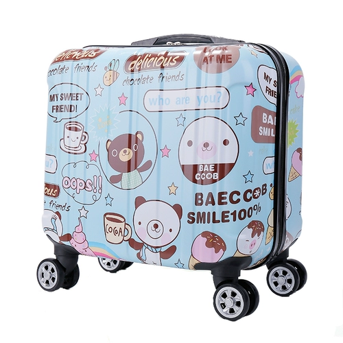 Милый универсальный маленький чемодан для путешествий, в корейском стиле, 18 дюймов