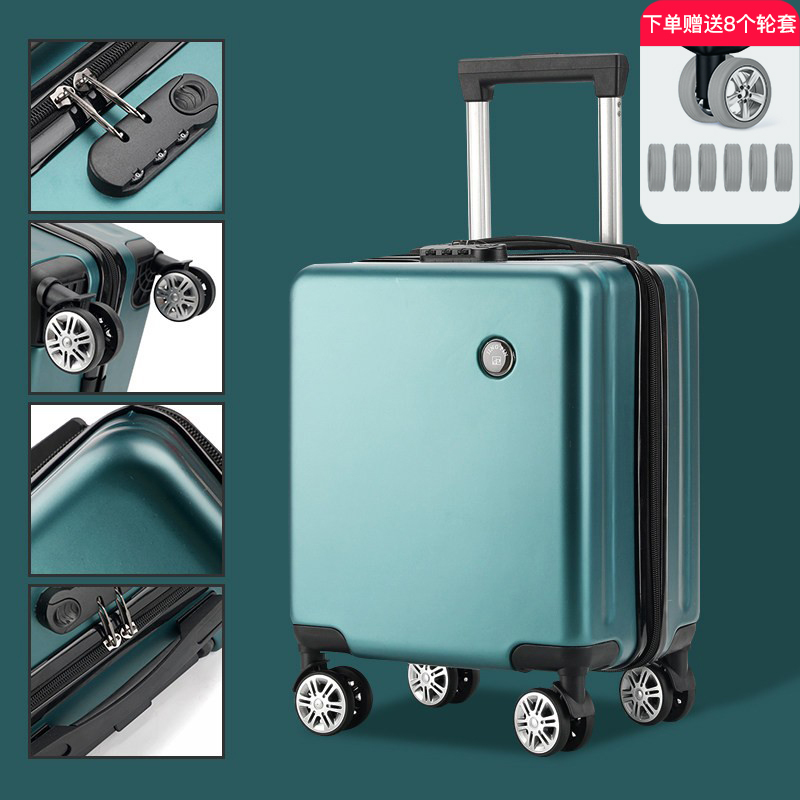 14inch Mini Spring and Autumn Airlines Carry-On Suitcase 20×30×40cm Small Luggage Suitcase for Women and Men with Trolley and Password Lock