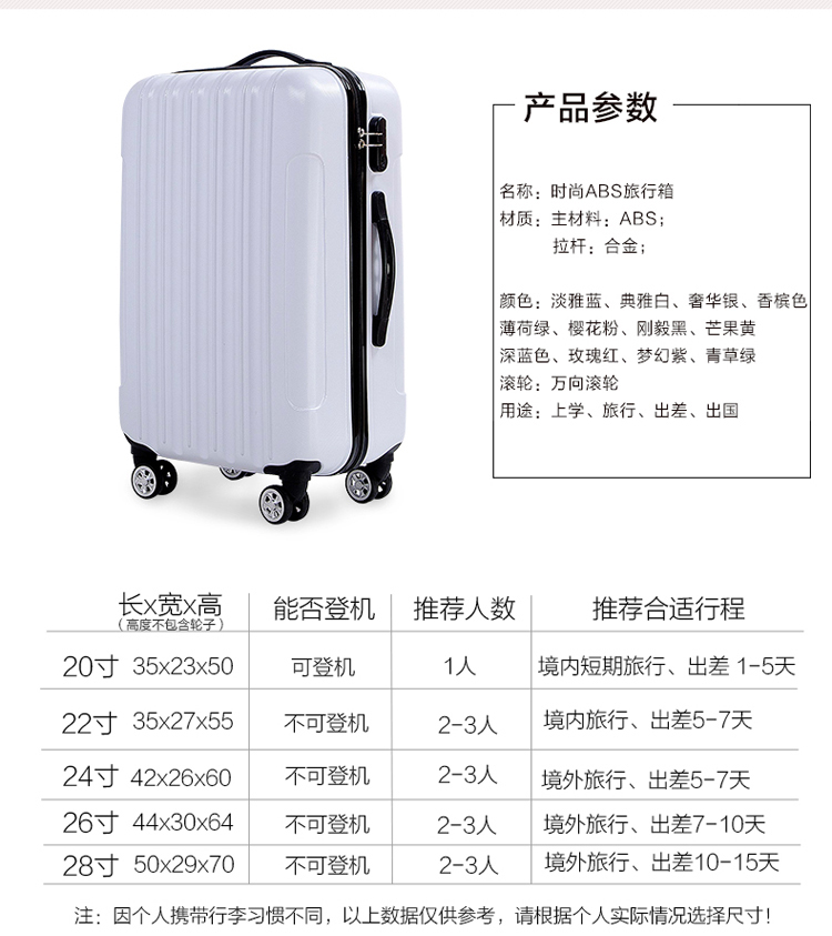 Phiên bản tiếng Hàn của vali nhỏ nữ 20 inch mini phổ biến xe đẩy trường hợp 24 inch vali học tập riêng hộp mật khẩu tùy chỉnh balo kéo