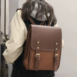 Полиуретановая сумка через плечо, ретро коричневый школьный рюкзак, коллекция 2023, изысканный стиль