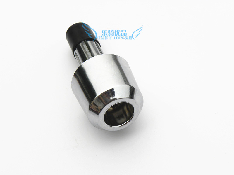 Locomotive handlebar plug flow plug tap to plug the sleeve into the balance block plated with a pair of