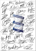 Birmingham City Football Club All players Signature Photo Birmingham City attached photo frame