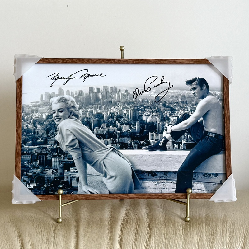 Marilyn Monroe Elvis Presley Signature Photo Photo Frame