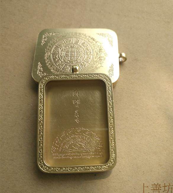 Small Thangka box Thangka picture frame Zaka box Portable Thangka box Brass box