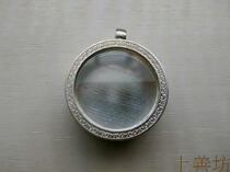 2 5 diameter thick 1 cm Sapphire Glass Face Round Gau