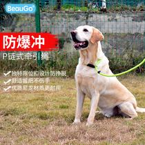 Bebaotier BeauGo pet dog P chain traction rope Puppy dog p type rope small midsize dog training accompanying explosion protection