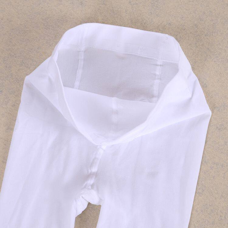 Velvet 90D spring summer thin section white children's pants socks professional dancing big socks ballet children dance socks