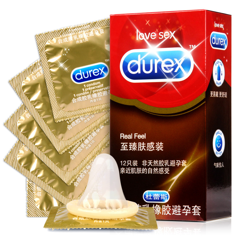 杜蕾斯避孕套 至臻肤感装12只 超薄安全套 男女成人情趣计生用品