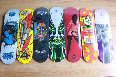 Skateboard surface 8 25 wide board sandpaper girl chocolate santacruz