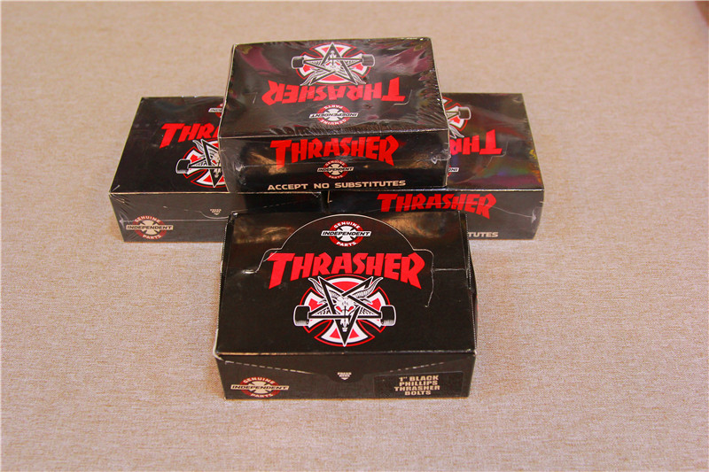 Cầu móng tay hợp tác của Thrasher và ĐỘC LẬP Cross móng tay INDY đóng đinh phụ kiện ván trượt - Trượt băng / Trượt / Thể thao mạo hiểm xe trượt điện