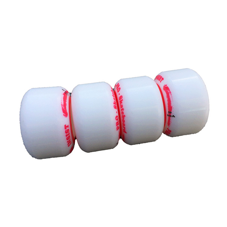 Chính hãng INSIST hành động trượt ván chuyên nghiệp bốn bánh đôi nghiêng kỹ năng chuyên nghiệp lốp 102A trắng 50MM - Trượt băng / Trượt / Thể thao mạo hiểm giày thể thao trượt patin
