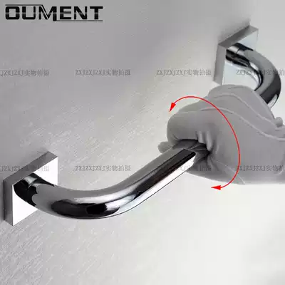 All copper bathroom grab tub toilet handle square toilet old child safety armrest