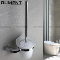 Toilet light luxury toilet brush hotel household soft wool storage toilet brush holder wall-mounted all copper toilet cleaning brush