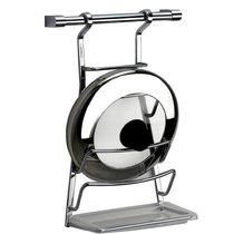 Solid full copper kitchen lid rack kitchen shelve 304 stainless steel wall-mounted with defrosting pan lid hanging q 