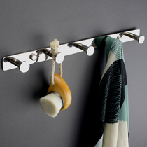 304 stainless steel bathroom adhesive hook entrance shoe cabinet adhesive hook non-perforated wardrobe toilet towel hook