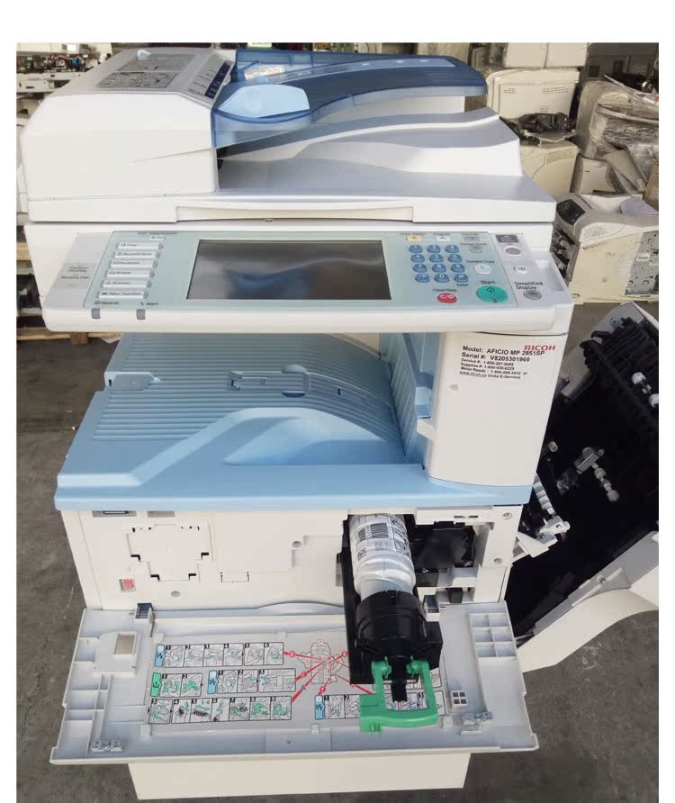 Máy in kỹ thuật số hai mặt in màu đen và trắng hai mặt của máy in MP MP - Máy photocopy đa chức năng