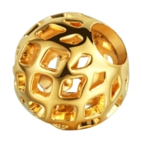 Браслет с одной бусиной, бусины из грецкого ореха, золотой аксессуар, DIY