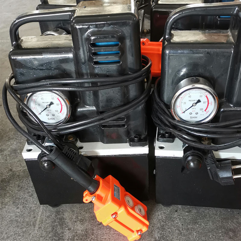 GYB-63D electric hydraulic pump hydraulic electric pump ultra-high pressure oil pipe pressure gauge solenoid valve hand switch