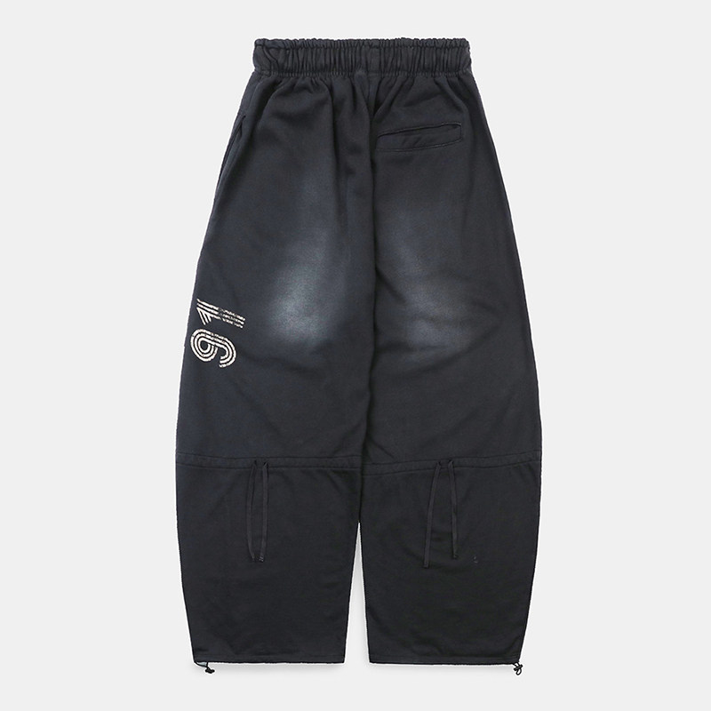 Корейские женские широкие брюки badblood в американском ретро стиле, свободные спортивные штаны с эффектом стирки