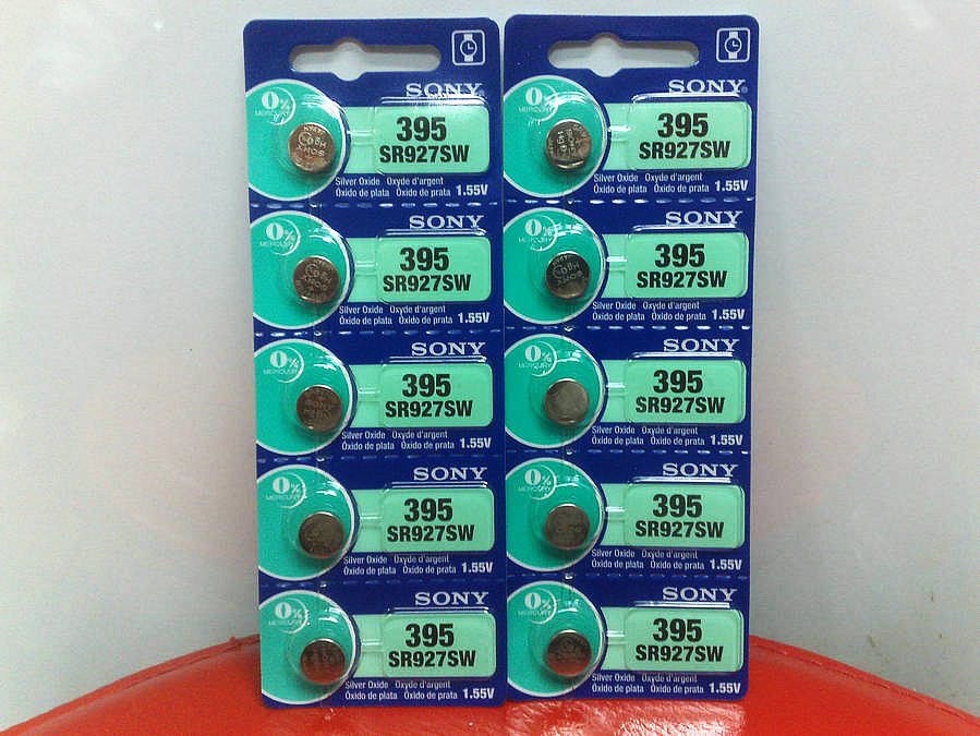 Batterie 399/395 Per Orologi (ex Sony) SR927W - 5 Pezzi, Voltaggio - Foto 5