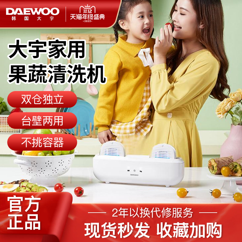 Korea Dayu Fruit and Vegetable Wall Wash Washing Machine Fully Automatic Fruit Food Purification Artificial