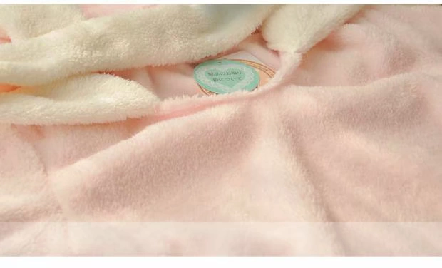 Dễ thương tai thỏ nhung nhung đồ ngủ mùa thu và mùa đông dài váy ngủ Nhật Bản cừu nhung áo choàng dày nữ dịch vụ nhà váy đầm dễ thương