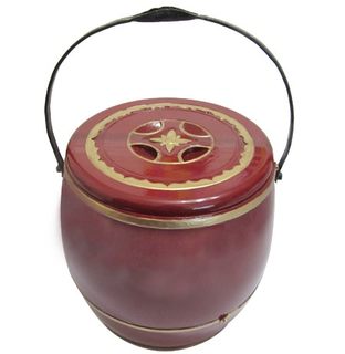 特大号 结婚子孙桶 老年人用木质马桶 木马桶红马桶移动马桶实木