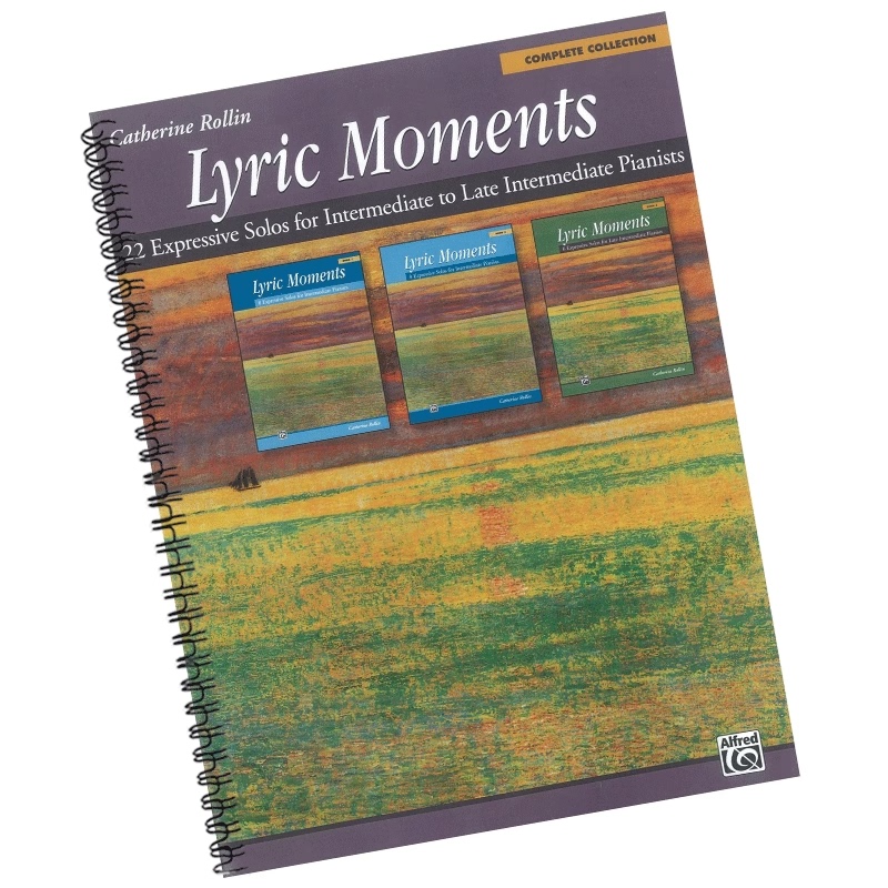 Rollin' Lyric Moments Expressive Solos Intermediate Pianists Collection with Audio