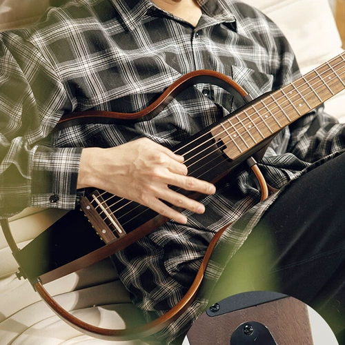 SONICAKE Silent Guitar Electric Box Effect Твердая древесина персикового цвета Практика Портативная гитара для начинающих Дорожная гитара Введение