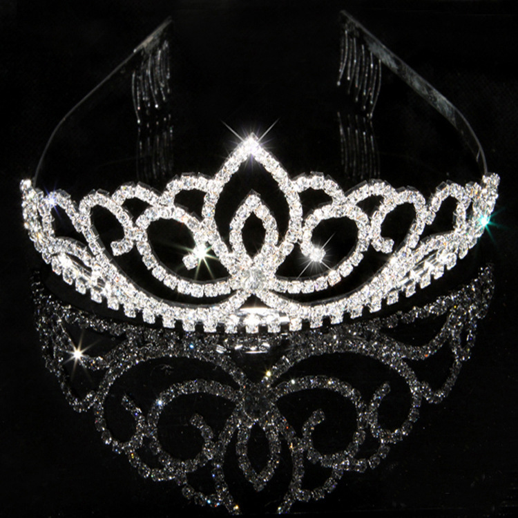 Rhinestone Crown Bridal Headwear New Korean Wedding Headband Wedding Accessories Wedding Jewelry Big Crown