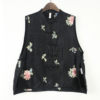 60416 Heni original design 2026 new style 100% mulberry silk turtle satin straight placket buckle women's vest