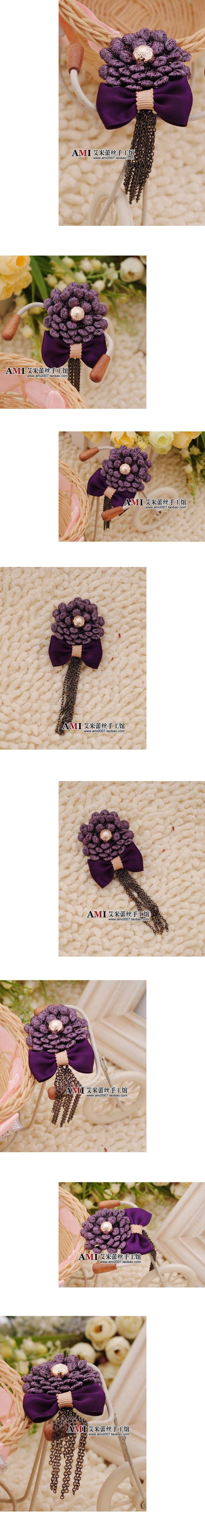 Broche femme en ruban - Ref 1178449 Image 3