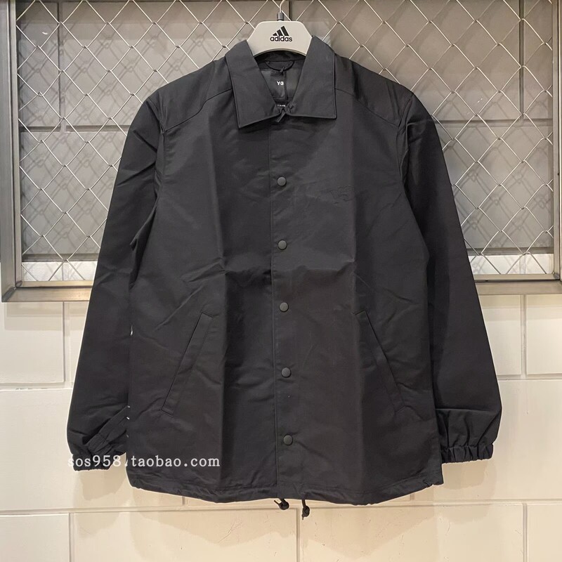 Adidas Y-3 Painted Pattern Classic Loose Retro Lapel Coach Jacket Ir7106