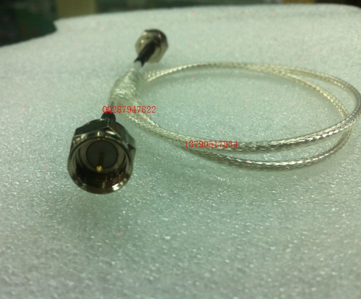 F-head British system for English-made signal connecting line full copper F head RG316 pure copper silver plated wire cable TV antenna