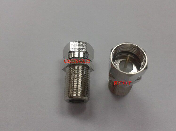 Pure copper F head public transfer F head English F F-JK F public system for revolution F Ying system of mother TV antenna